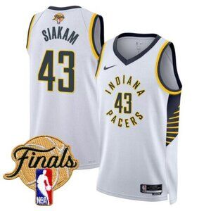 Mens Pascal Siakam 2025 Finals Jersey White